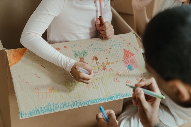 Creative Tips for Keeping Kids’ Art Organised at Home